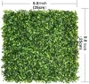 Decorative Flowers Wreaths Pcs Artificial Boxwood Grass Backdrop Panels Topiary Hedge Plant Garden Backyard Fence Greenery Wall ZZ