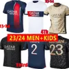 New 23 24 MBAPPE HAKIMI soccer jerseys Vitinha Paris N.Mendes Maillots de football 2023 2024 MARQUINHOS MESSIS VERRATTI Men and kids kit shirt uniforms