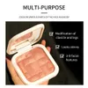 Blush QI Shimmer Surligneur Poudre Palette Visage Con Maquillage Highlight Visage Bronzer Surligneur Éclaircir La Peau 4 Couleurs 231218