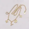 Jewlery Designer for Women top quality love necklace tennis chain moissanite chain gold necklace women accessories clover rope chain choker custom pendant not