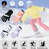 Basker vinter utomhus vuxen man och kvinnor snö skridskor snöbräda vindtäta varma handskar för cykling skidåkning mitten y2k guantes