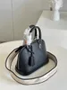 10A Mirror Quality Designer 2023 25cm Grand Saffiano Womens Real Cuir Handbag Black Purse Crossbody Bodage Box Box Box Handsbags Whol