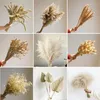 Decoratieve Bloemen Boho Bruiloft Bloemstukken Gedroogd Pampas Gras Decor Kunstmatige Pampa Natuurlijk Boeket Woondecoratie Diy Craft