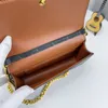 Clássico Felicie Pochette Chains Bolsas de Ombro Moda Varejo Couro Senhora Embreagem Crossbody Bolsas Mulheres Portáteis Flap Designer Carteiras Tofu Bag