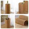 Umbrellas Imitation Rattan Umbrella Stand Bucket Home Storage Basket Elder Hamper Draining Rack Plastic