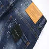 2 neue Designer Herren Skinny Hosen Casual Jeans Herrenmode Distressed Ripped Slim Motorrad Moto Biker Denim Hip Hop Hosen#318