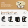 Kaffefilter Rostfritt stål Återanvändbara kapselbodar för Bosch Machine Refillable Filter Maker 60 180 200 220 ML 231218