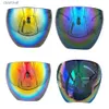 Sunglasses Protective Faceshield Sun Glasses Cycling Sunglasses Transparent Anti Fog Anti Splash Protective Isolation Mask Face CoverL231219