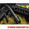 조명 SF M600U 스카우트 라이트 LED 500 루멘 크리 크리 LED XPG R5 권총 조명 정식 버전 헌팅 손전등 전술 스위치 블랙 2520
