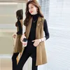 Gilet da donna Stili eleganti da donna Abiti da lavoro Blazer Femininos per le donne Tailleur pantalone formale con pantaloni e gilet Gilet Completi