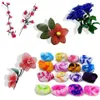 Decorative Flowers & Wreaths 5pcs Colorful Tensile Nylon Stocking Artificial Silk Flower Making Material DIY Handmade Craft Home W255k