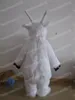 Taille adulte de chèvre blanche Costumes de cartouche de dessin animé tenue de personnage Carnaval Taille Halloween Christmas Party Carnival Robe Suits pour hommes femmes