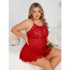 New Arrival Sexy Night Dress Fat Woman Temptation Plus Size Plus Fat Lace Nightdress Transparent Female Erotic Lingerie