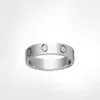 Amor parafuso anel mens anéis clássico designer de luxo jóias mulheres titânio liga de aço banhado a ouro prata rosa nunca desbota não 250y