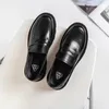 Dress Shoes Men Streetwear Fashion Business Casual Thick Platform Genuine Leather Wedding Loafers Harajuku Korean Man Shoe 231218