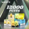 2023 Heißer Verkauf Original WASPE Digital Box Puff 12000 Einweg-Vape-Pod-Gerät Puff 12K/10K wiederaufladbare E-Zigarette