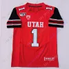 Maillot de football personnalisé Utah Utes NCAA College Connor O'toole Karene Reid Lander Barton Chris Curry Zack Moss Alex Smith Devin Lloyd Cameron