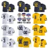 Custom NCAA College Football Michigan Woerines Jersey 12 Cade McNamara 9 JJ McCarthy 2 Blake Corum 3 Henning 25 Hassan Haskins 8 Ronnie