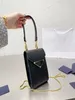 Mini borsetta del designer di alta qualità con spalla a catena dorata Spalla compatta Design minimalista Design per cellulare BASSO CON SLOT TASCO CAGLI