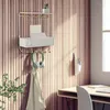 フック多機能キーホルダーマルチレイヤー構造衣服ラックソリッドウッドフックタオル美しく実用的な壁ハンガー