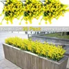 Decorative Flowers Artificial Fake Outdoor Plants UV Resistant Plastic Shrubs Indoor And Decoration