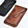 Waist Bags Vintage Leather Bag Phone Pouch Belt Hip Loop Holster Wallet Carry Case Sport Purse For Men High Quality