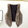 Coletes femininas senhoras colete mulheres elegante pele de couro falso para v pescoço outerwear com design de ponto aberto fofo outono inverno