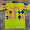 Retro Jorge Campos Soccer Jerseys El Inmortal Football Shirts Campos målvakt Kit Navarrete Bright Kits Bidragen målvaktskjortor Mexiko målvakt Jersey Tops