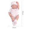 Poppen 35 cm 14 inch babypoppen schattige zachte siliconen baby reborn babypop speelgoed voor kinderen meisjes geschenken levensechte full body meisjespoppen 231218