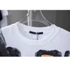 T-shirt Plus da uomo Polo Girocollo ricamato e stampato abbigliamento estivo in stile polare con set di magliette da strada in puro cotone M set di pantaloncini 2d444