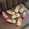 Sapatos planos Criança de menina de menina de menina de coloração de colorido de coloração de colorido Crianças de coulas