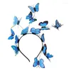 Hair Accessories Wecute Butterfly Headband Women Girls Party Headbands Exquisite Band Cocktail Carnival Costume