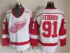 Vintage Detroit Throwback Red Wings Hockey 93 Йохан Франзен Джерси Ретро 31 Кертис Джозеф 91 Сергей Федоров 40 Хенрик Зеттерберг 33 Крис Дра 22