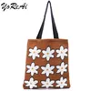 Evening Bags YoReAi for Women Knitting Shoulder Bag Reusable Shopping Pack Casual Tote Female Handbag A Certain Number of Drop 231219