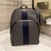 Designer de estilo mochila de marca de luxo bolsa alças duplas mochilas mulheres carteira sacos de couro real senhora xadrez bolsas duffle bagagem por fenhongbag 01