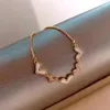 Catena a maglie Zirconi Bracciale regolabile Bracciale rigido per le donne Captivate Bar Slider Brillante CZ Colore oro Gioielli cuore amorevole Pulseir187m