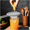 Dinnerware Sets 1 Set Kitchen Tra Fine Mesh Strainer Filter Spoon Jam Coffee Straining Drop Delivery Home Garden Dining Bar Dhhpl