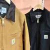 남자 재킷 코트 패션 브랜드 Carhart J97 Carhatjackets Jackets 레벨 오리지널 클래식 작업 복장 남성과 여성을위한 라펠 h7vo