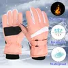 Bérets hiver extérieur adulte homme et femme gant de patinage de neige snowboard coupe-vent gants chauds pour cyclisme ski mitaines guantes