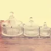 Smyckeslådor Transparent Yurt Glass Jar Storage Jar Wedding Candy Jar Wax Jar Glassware med lock Spot Smyckeslådor och förpackning 231218