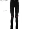 Distressed amari amirl amirlies Marchio am amis imiri Strappato amiiri AM Designer Abbigliamento Uomo es Jeans Denim Jeans Pantaloni es Store Trend Skinny Motociclista Biker Rock TC2R