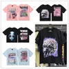 Herrt-shirts Designer Brand Spela Street Hellstar World Tour Model Tech Planet Print Högkvalitativ 100% bomull Kort ärm T-shirt T-shirt Herr- och kvinnors S-XL11 Q1ZA