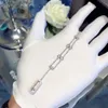 Anklets Luxury brand s925 silver single diamond women's anklet please open the video to view moreL231219