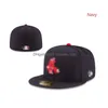 Ball Caps Klaar Voorraad Mexico Ingericht Letter M Hip Hop Maat Hoeden Baseball Adt Flat Peak Voor Mannen Vrouwen Fl Gesloten 7-8 Drop Delivery Fash Dhzxl