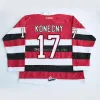 Özel Chl Ottawa 67s Jersey Hokey 1 Petr Mrazek 17 Travis Konecny ​​89 Logan Couture 7 Potvin Wilson Dikişli Ohl CCM Hokey Forma Kırmızı 34