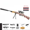98K Soft Bullet Manual Toy Gun Air soft Rifle Pneumatic Military Pistol Blaster Silah For Kids Adults CS Shooting