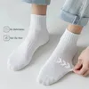 Herrensocken 5 Paar Business für Männer 100 Baumwolle Freizeit Kleid Low Tube Hohe Qualität Schwarz Weiß Frauen Geschenke