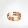 Amor parafuso anel mens anéis clássico luxo designer jóias mulheres titânio liga de aço banhado a ouro ouro prata rosa nunca desbota não 340u