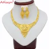 Brincos de colar de borla Adixyn Dubai Jóias Jóias para Mulheres Meninas Color Gold Africana Etiópia Índia Jóias de festa de casamento N11214301K