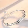 Bracelet Fine Couleur Argent Creux Cloches Boule Bracelets Bracelets Réglables Pour Femmes Mode Cadeaux De Vacances Fête De Mariage Bijoux 231219